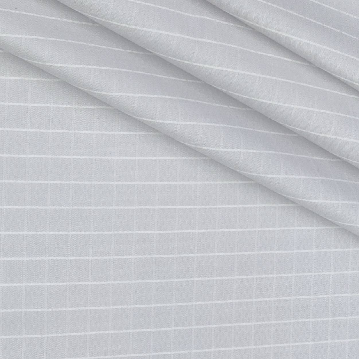 Shirt Fabric Raymond 100% Giza Cotton Check Colour Fade Lavender